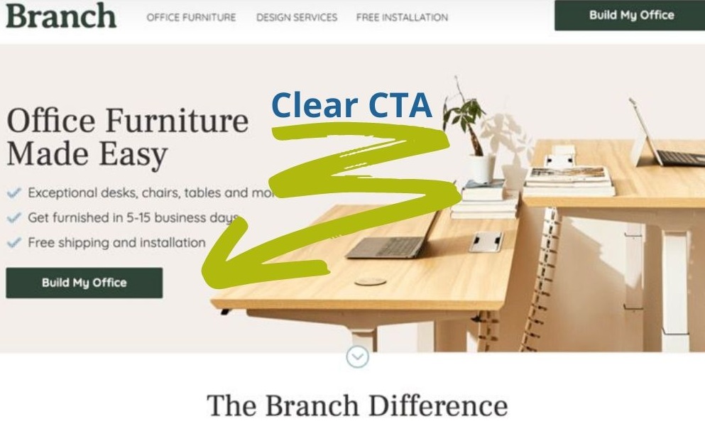 CTA for Landing Page