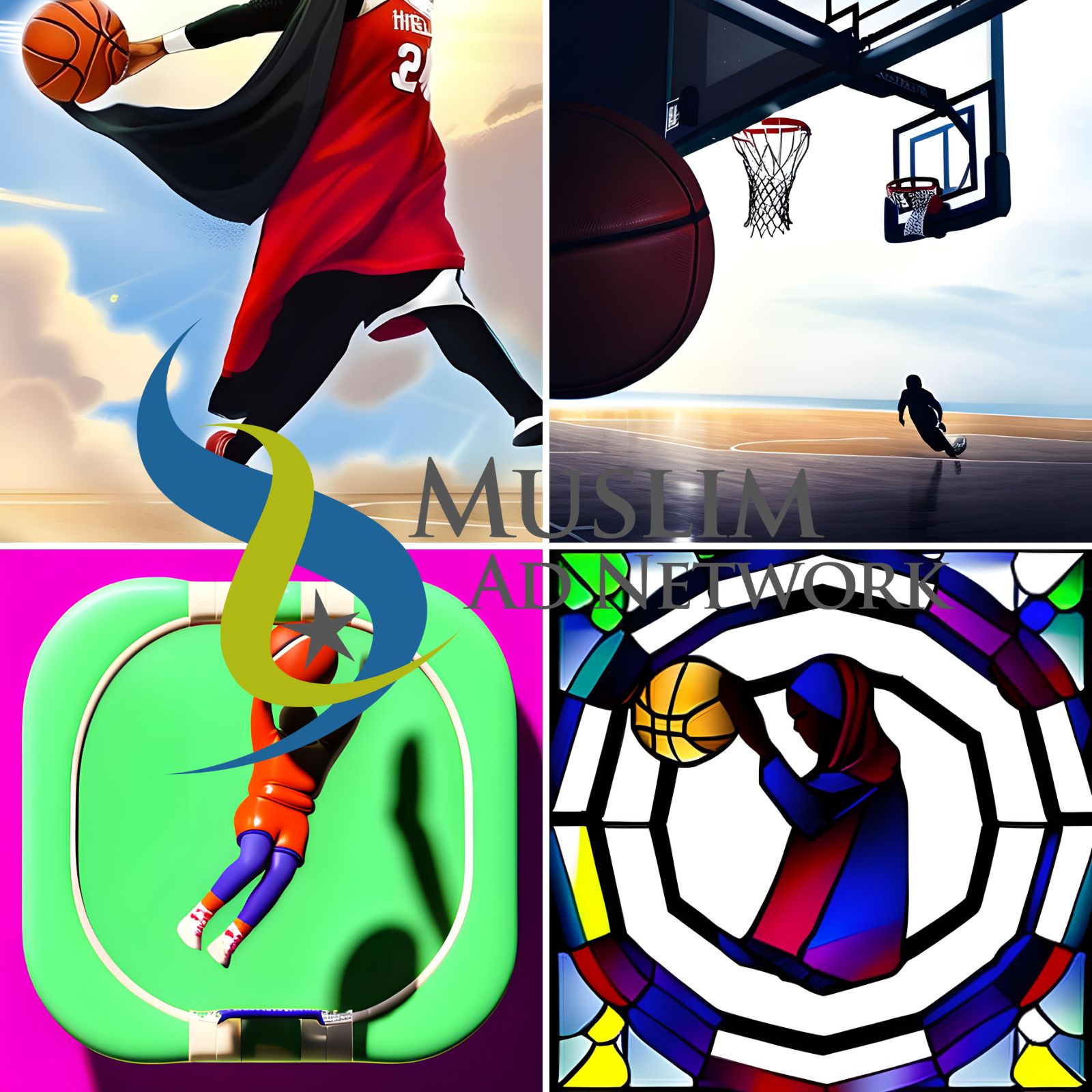 Generative AI images - halal marketing